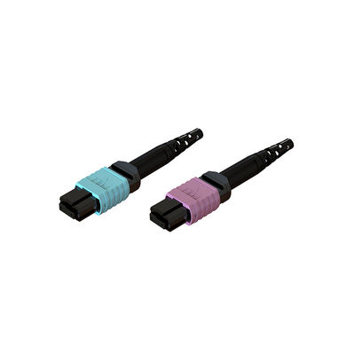 کانکتور فیبر نوری انعطاف پذیر MPO 3.0 60mm 16 هسته برای انتقال نوری موازی