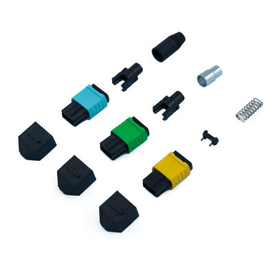 قیمت خوب کانکتور فیبر نوری مرد و زن MPO 40G تا 400G شبکه های Pigtail Fiber Connector آنلاین