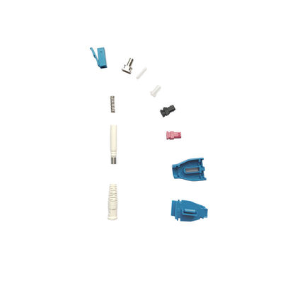 فیبر نوری LC uniboot کانکتورهای فیبر خفیف کننده تک حالت ساده و دوگانه