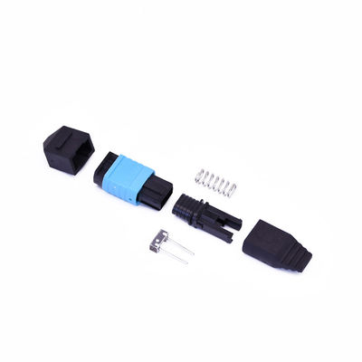 قیمت خوب 3.0mm MT-MPO OM3 فیبر کنتاکتور 16/32 هسته آفست کلید فیبر آرایه پشتیبانی قالب طراحی آنلاین