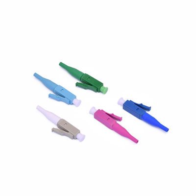 قیمت خوب 0.9mm LC فیبر کانکتور تمام پلاستیک در PEI ساده دوپلکس برای FTTH در از دست دادن کم آنلاین