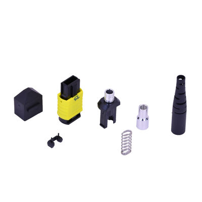 کانکتور کابل فیبر نوری تک حالته MPO/MTP نر/ماده MTP 12/16 هسته با فرول MT