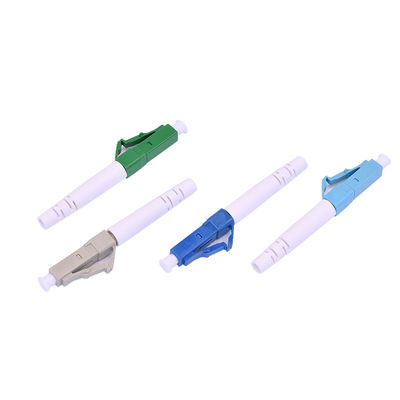 قیمت خوب 0.9mm Single Mode Simplex Fiber Optic LC Connector Kit PEI Materials low insertion loss آنلاین